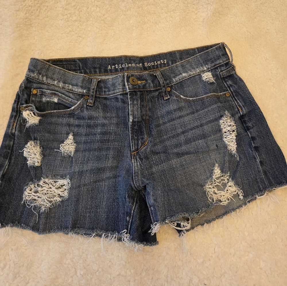 Articles Of Society Jean Cutoff Shorts (Size 27)